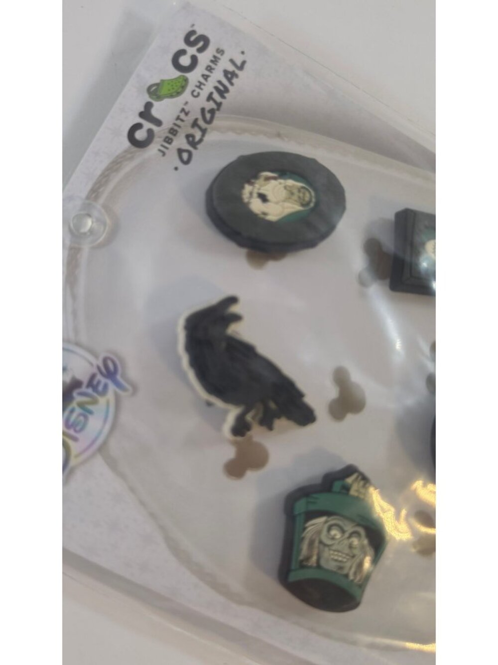 DISNEY CROCS HAUNTED MANSION GLOW IN THE DARK HALLOWEEN MNSSHP JIBBITZ CHARMS - Picture 8 of 10